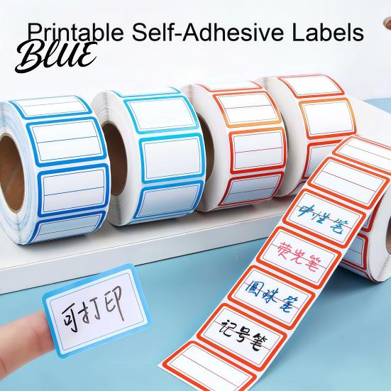 No Residue Labels Name Tags Label Color Stickers 500 Pcs Coding Self-Adhesive Waterproof File Classification Removable for Handwriting Folders