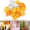 Xuyan 2.5m 20led guirlande lumineuse led décoration de lampe de fête de vacances de noël (orange)