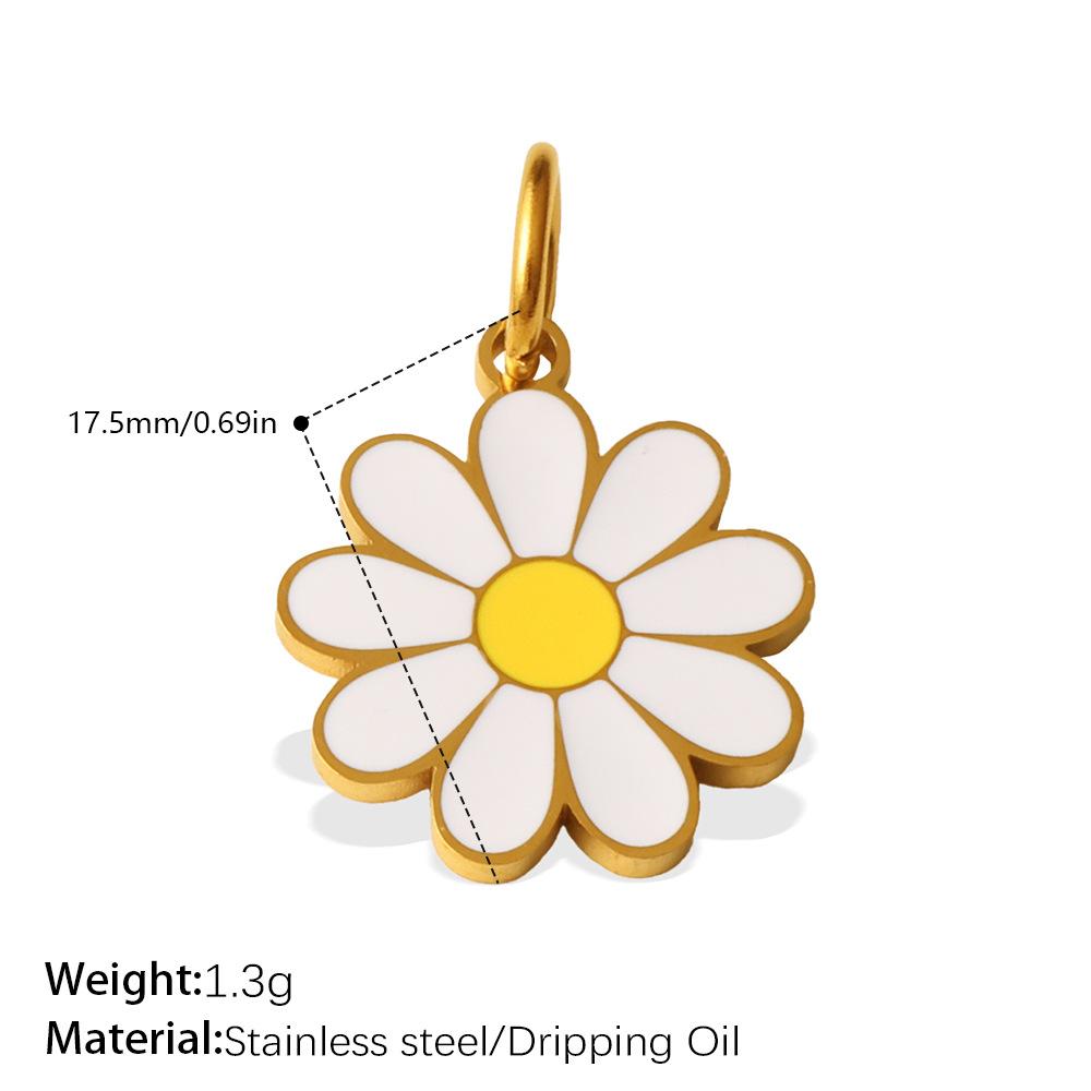 European and American Dripping Oil Small Fresh Plant Series Pendant Cactus Flower Bee DIY Versatile Jewelry Accessories 2026