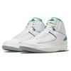 Air Jordan 2 Retro Lucky Green Pánské tenisky Bílá Plachetnicová Světle ocelově šedá DR8884-103
