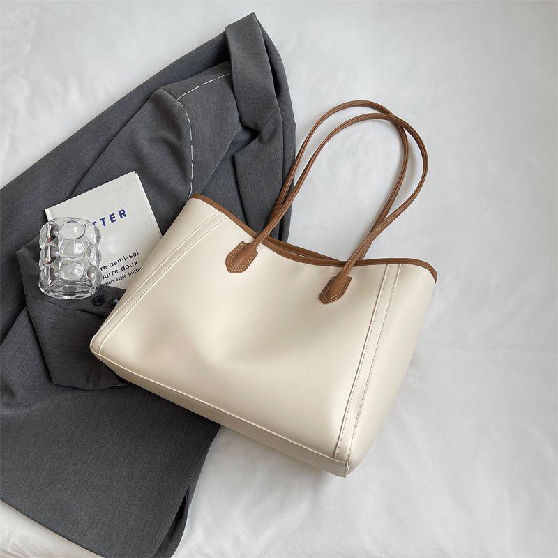 Women's High-Capacity Versatile Tote - 2025 Spring/Summer Shoulder Bag for Work and Commute