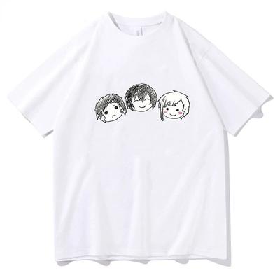 Cotton Tee Shirt Tops Anime Bungo Stray Dogs T Shirt Harajuku Graphic Wan Akutagawa Dazai Atsushi Drawn by Kyoka Tshirt Unisex