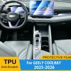 For GEELY CITYRAY 2025 PPF Protection Film Accessories Interior Transparent TPU GPS Navigation Gear Panel Center Console Sticker