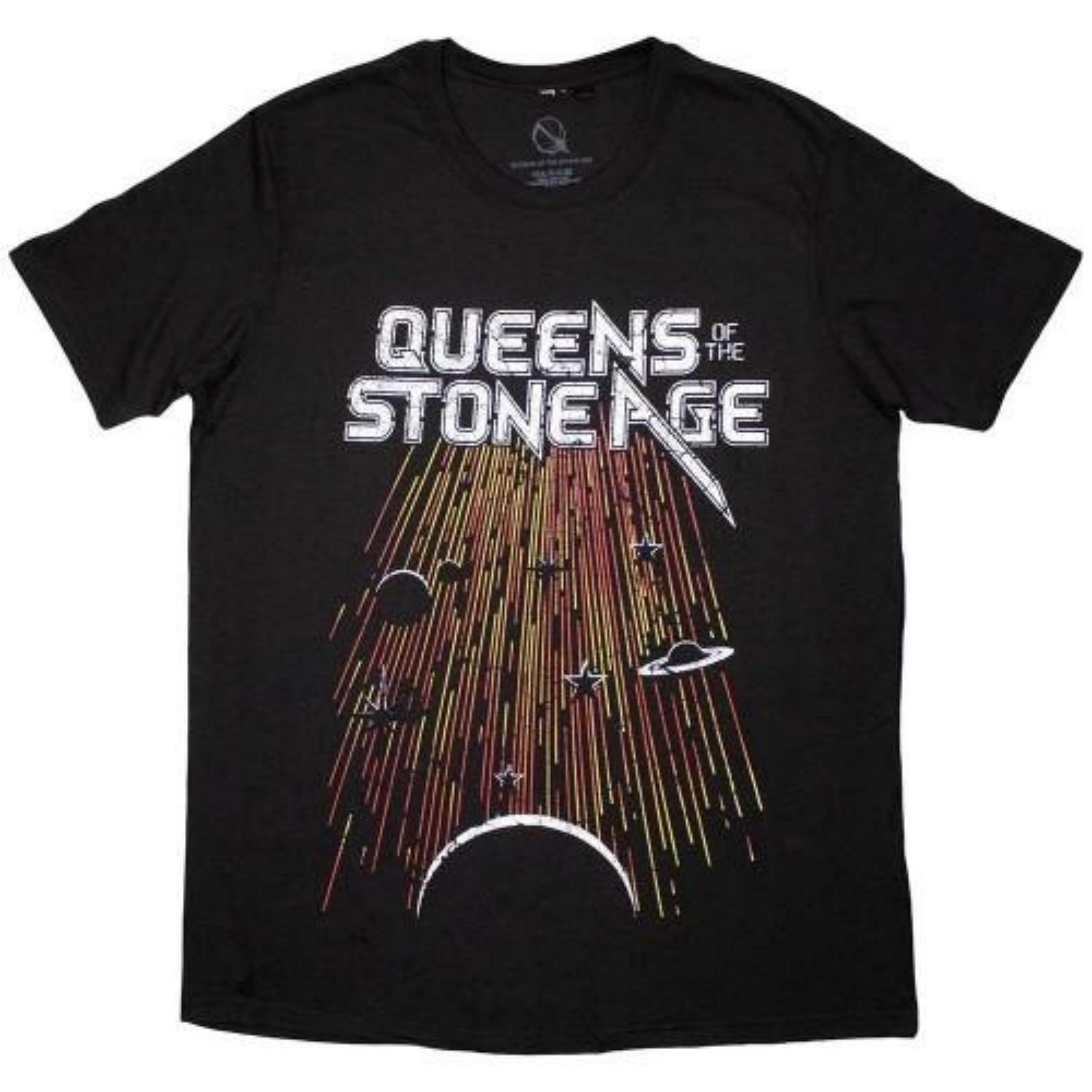 Queens Of The Stone Age Unisex Adult Meteor Shower T-Shirt S чёрный