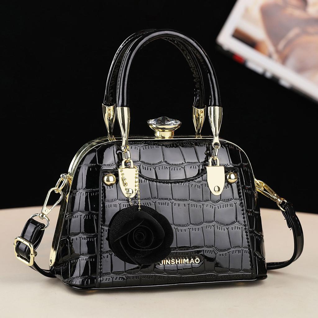 Textur Europäische und Amerikanische Mode Handtasche Umhängetasche Große Kapazität Crossbody Tasche Muschel Tasche Mode Handtasche
