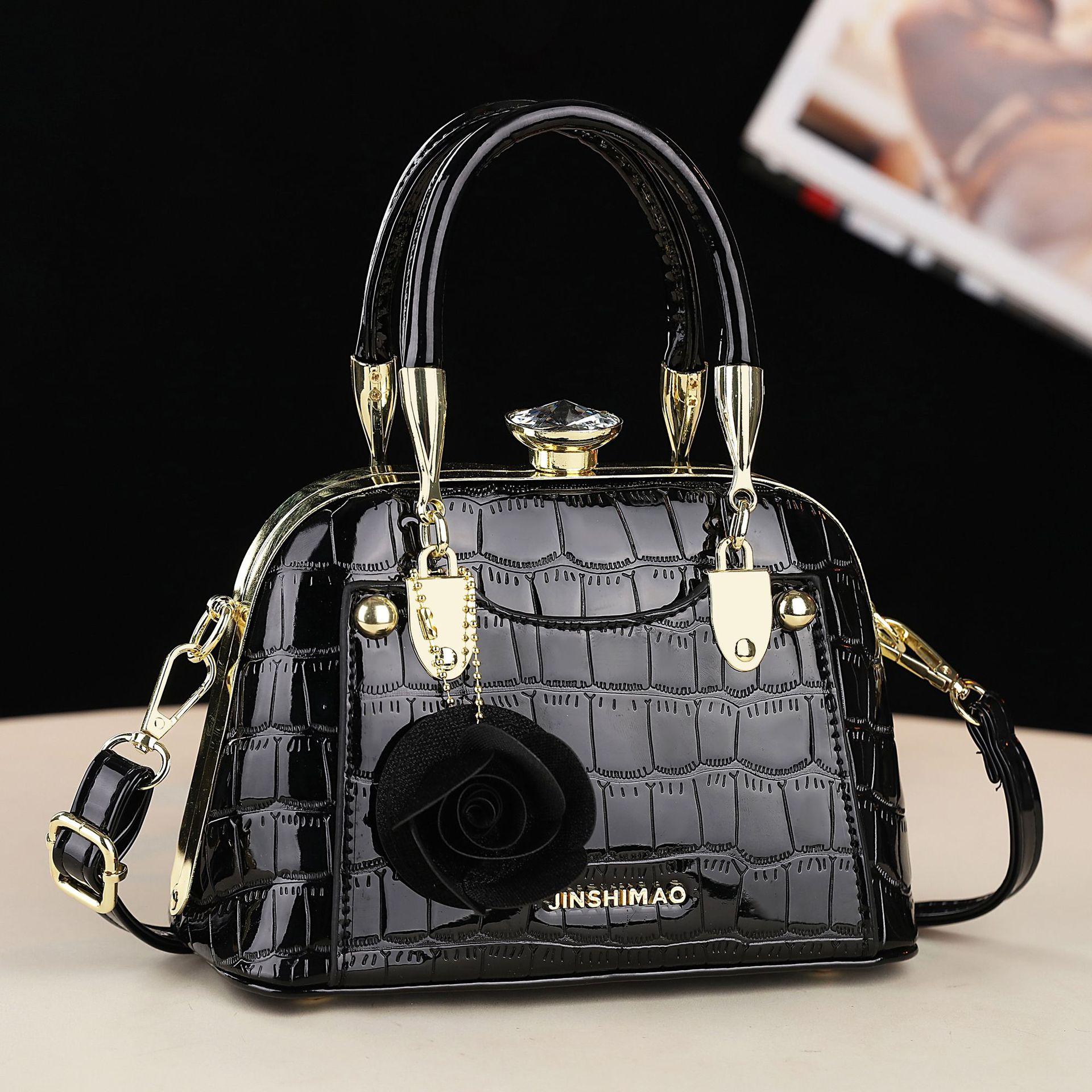 Texture European and American Fashion Handbag Shoulder Bag Large Capacity Crossbody Bag Shell Bag Fashion Handbag