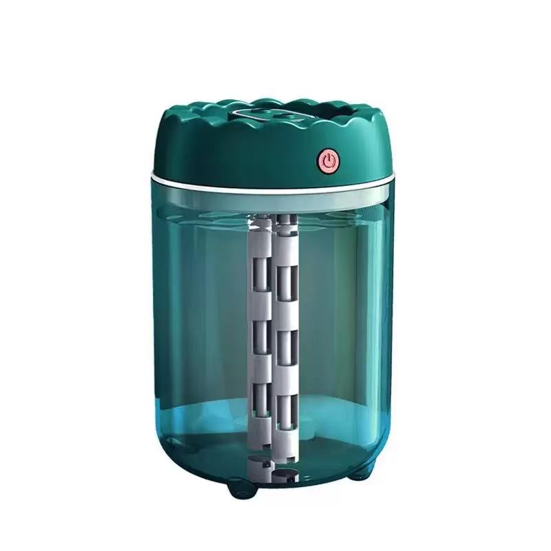 

Hogar USB увлажнитель воздуха с двумя распылителями для домашнего использования, спальня, мать и ребенок, 1,8 л, большая емкость, сильное увлажнение, ароматерапия, ма CHINA&USB темно-зеленого