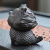 Dragon Purple Clay Tea Pet Cute Mascot Figurines God Beast Table Decoration Tea Play Tea Ceremony Desktops Animal Ornament