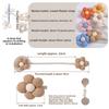 Cute Flower Twist Curtain Tiebacks, Colorful Kids' Room Decor, Punch-Free Adjustable Soft Furnishings Accessories.