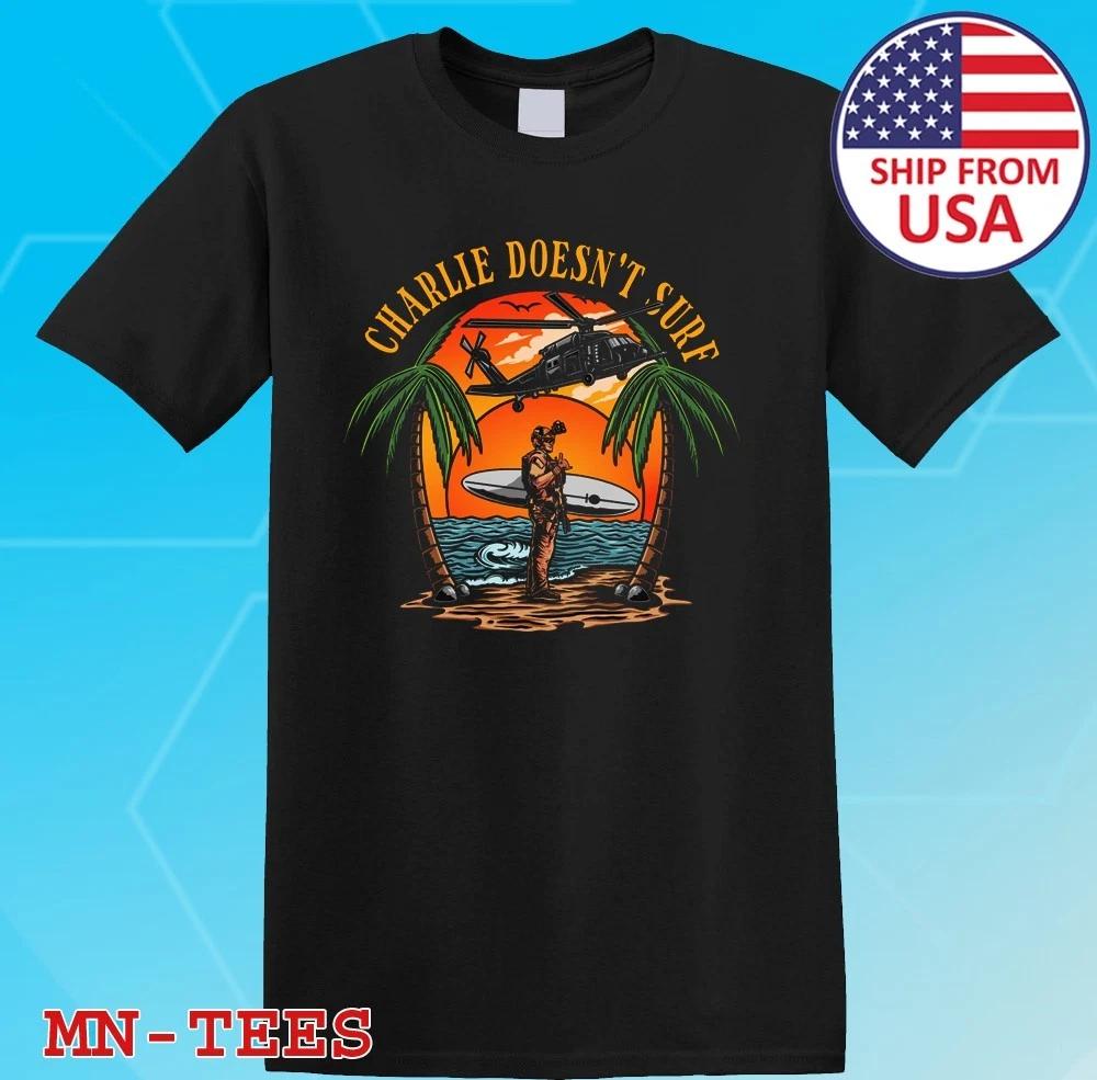 Funny Charlie Don t Surf Doesn t Surf Black Size S-5XL 2XL