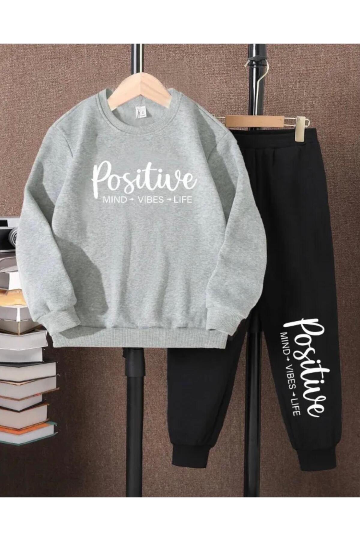 

Женский модный спортивный костюм большого размера, комплект большого размера, специальный производственный комплект из 100% хлопка с позитивным принтом, спортивный костюм с круглым вырезом L