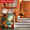 2D Flat - 2D Flat Thanksgiving Autumn Maple Leaves Sunflowers Welcome Garden Flag (1)- Outdoor Garden Flag Double-Sided Home Decoration Courtyard Deco