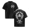 Vintage Washed Anime Tengen Toppa Gurren Lagann Graphic T Shirt Unisexs Oversized Harajuku Fashion Short Sleeve Tshirt Streetwear