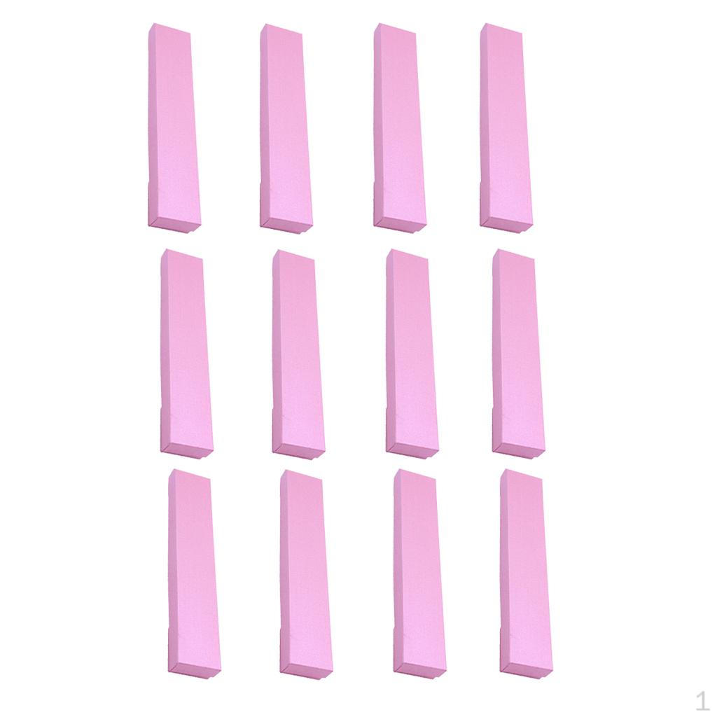 12 Pcs Carton Jewelry Rectangular Storage Box Case Anniversary Women  розовый