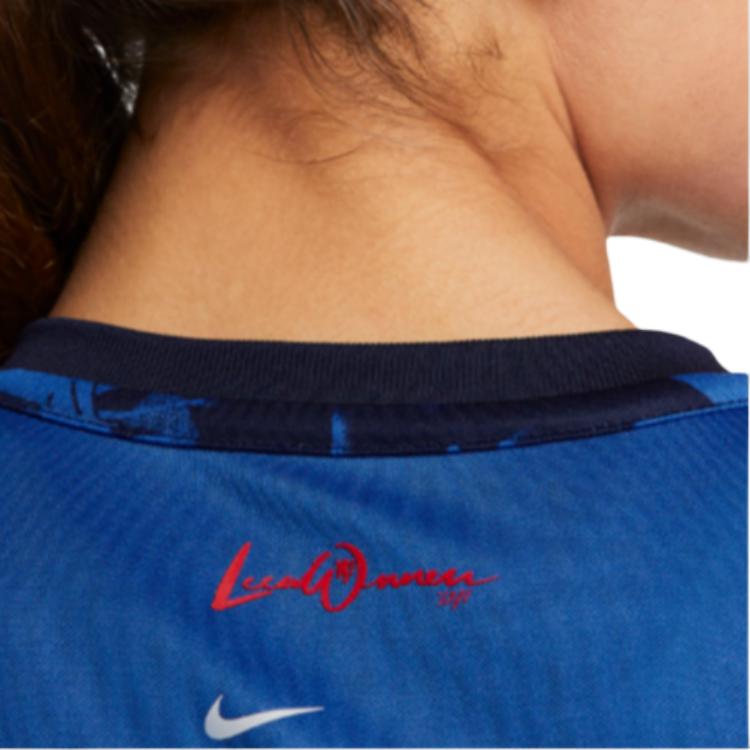 Nike 2023 Damen Weltcup Serie Schnelltrocknend Atmungsaktiv Kurzarm Fußballtrikot Fan Edition Saison 2023 Niederlande Auswärtstrikot Damen DR3994-498