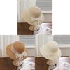 French Lace Ribbon Sun Hat With Wide Brim For Summer Beach Vacation Girls