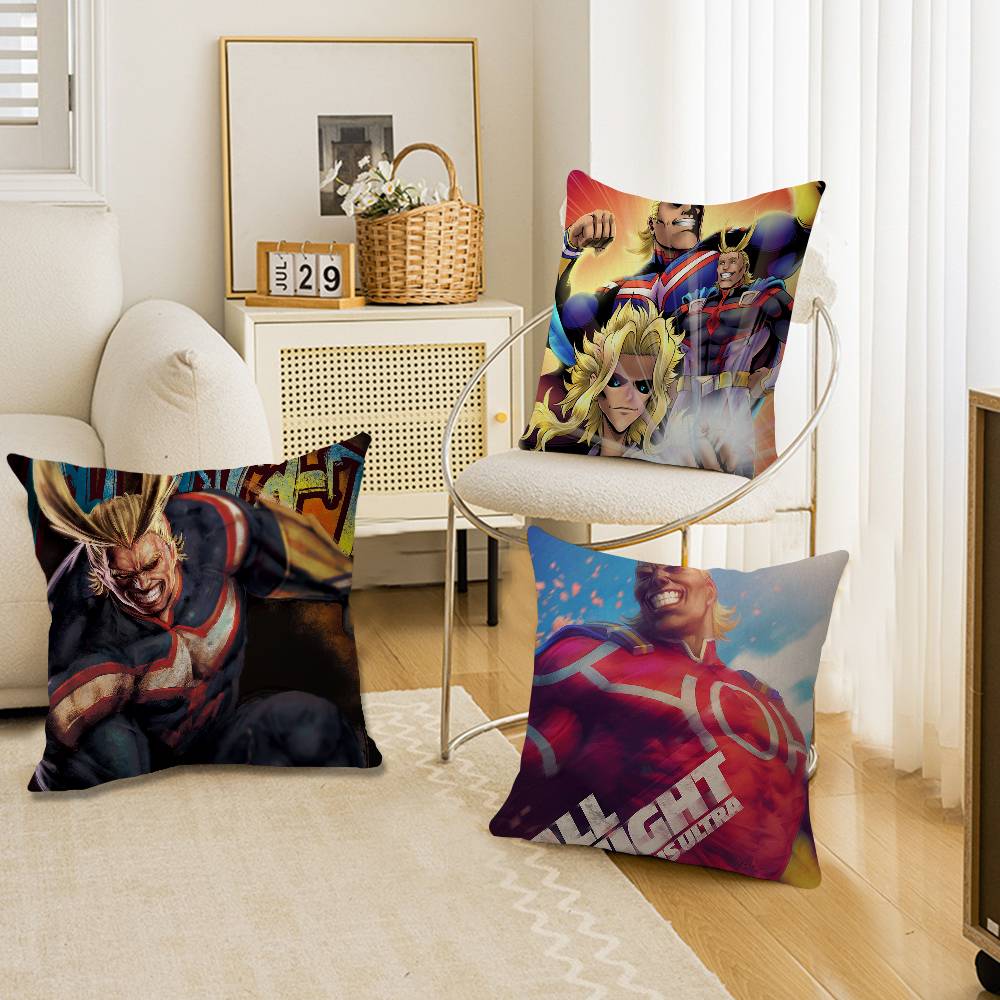 All Might My Hero Academia 45*45cm Cushion Cover Pillow Cover Decor Pillowcase Home Pillowcase For Couch Pillow