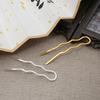 Basic Metal Hairpin DIY Material for Crafting Hair Jewelry