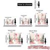 2pcs,Curtains Cute Snowman Christmas Gifts_a (2) Popular Creative Curtains Durable 100% Polyester Fabric Curtains Outdoor