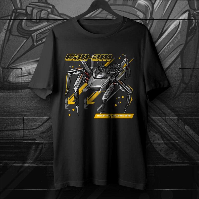 Black men s and women s T-shirt Can-Am Spyder F3 2015 - 2018 S
