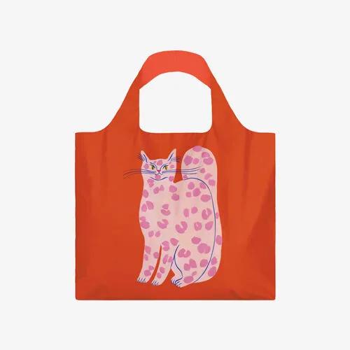 Market Bag Pink Leopard Cat / Agathe Singer