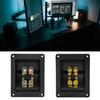 Live Speakers Terminal Box 4 Copper Binding Post Cable Connector Terminal