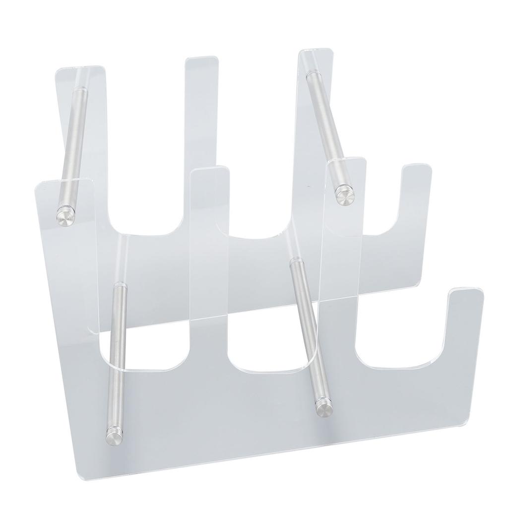 Tastatur-Displayständer 3 Etagen Acryl Schreibtisch Tastatur Aufbewahrungshalter für Mechanische Gaming-Tastatur