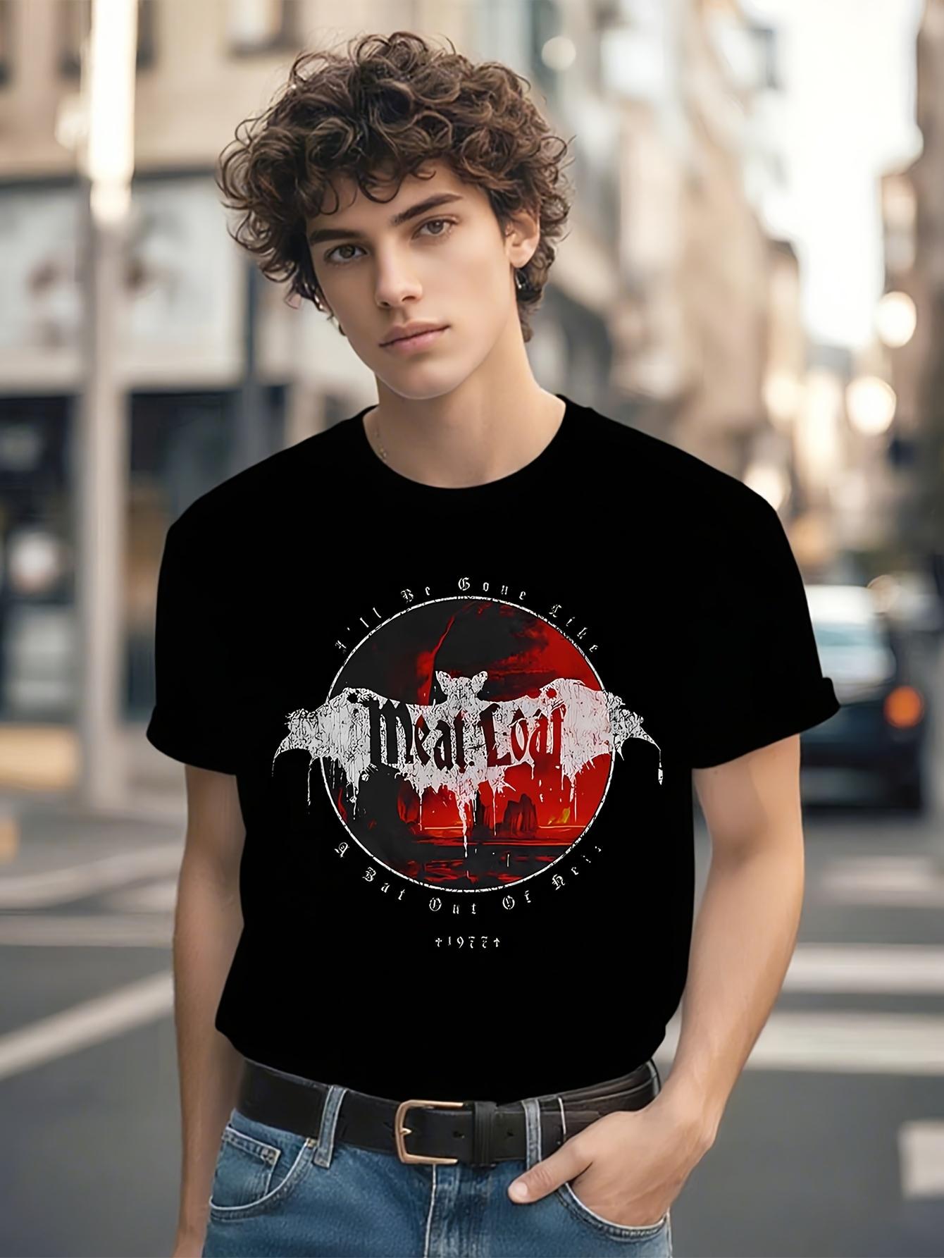 Meat Loaf Graphic Tshirt Graphic Tshirt - I ll Be Gone Bl... L