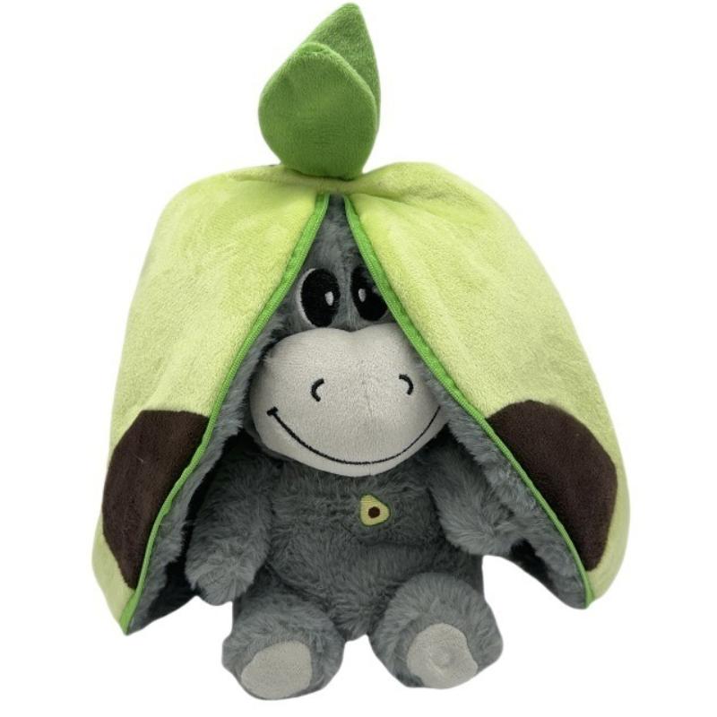 

Hot Breathing Light-up Music Avocado Donkey Plush Doll Adorable Donkey Sleep Comfort Companion Stuffed Dolls Toy Children s Gifts 32 14 14cm 310g