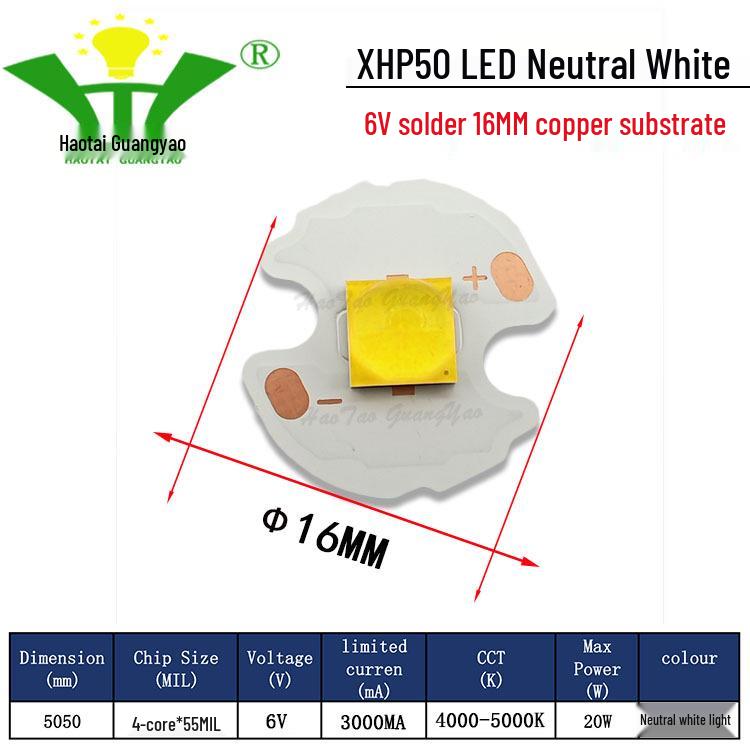 Imitation CREE XHP50 2nd Gen 5050 LED Chip 20W High Power LED Surface Mount Light Source