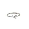 Trendy Adjustable s925 Sterling Silver Origami Crane Ring for Women – Minimalist Light Luxury Style