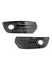 2 ST Främre Stötfångargrill Dimljus Lampkåpor Trim 8R0807681A 8R0807682A Passar Q5 2009-2012