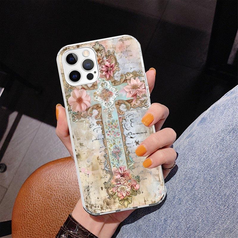 

Bible Angel Phone Case For iPhone 17 Air 16 Pro Max 16E 15 + 14 Plus 11 12 13 Mini 7 8 SE Gift Print Cover Fundas iPhone 12 Pro Max