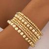 Fashion Simple Bead Bracelet Set For Women Vintage Minimalist Elegant Exquisite Round Bracelets Vacation Date Daily Wear Jewelry