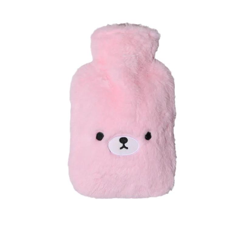 1pc Water Bottle, 1000ml Water-Filled Water Bottle, Hand and Foot Warmer for Girls,Cute Plush Cloth Cover