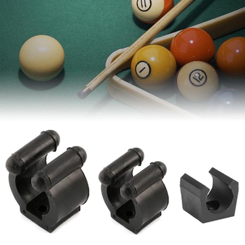 Klip pro lokalizaci tága na kulečník a snooker Držák na rybářský prut Černý Nástěnné držáky na kulečníkové tága Držící otvor Úložný stojan na rybářské pruty