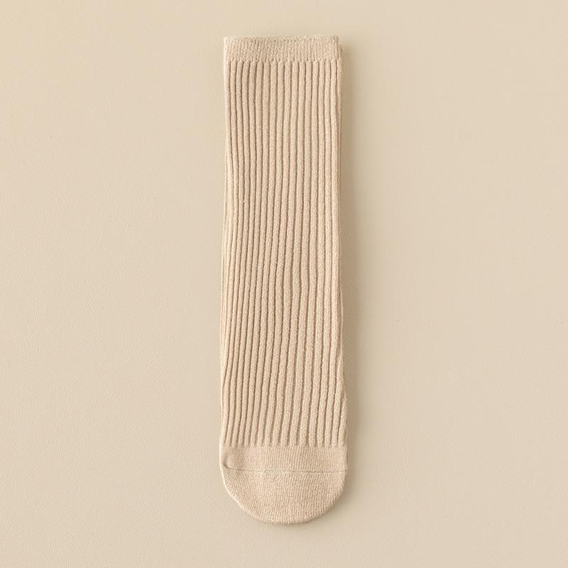 Kids Colorful Striped Knee High Socks 3-10 Years Boys Girls Dance Crew Socks Comfortable Breathable Cotton Tube Socks