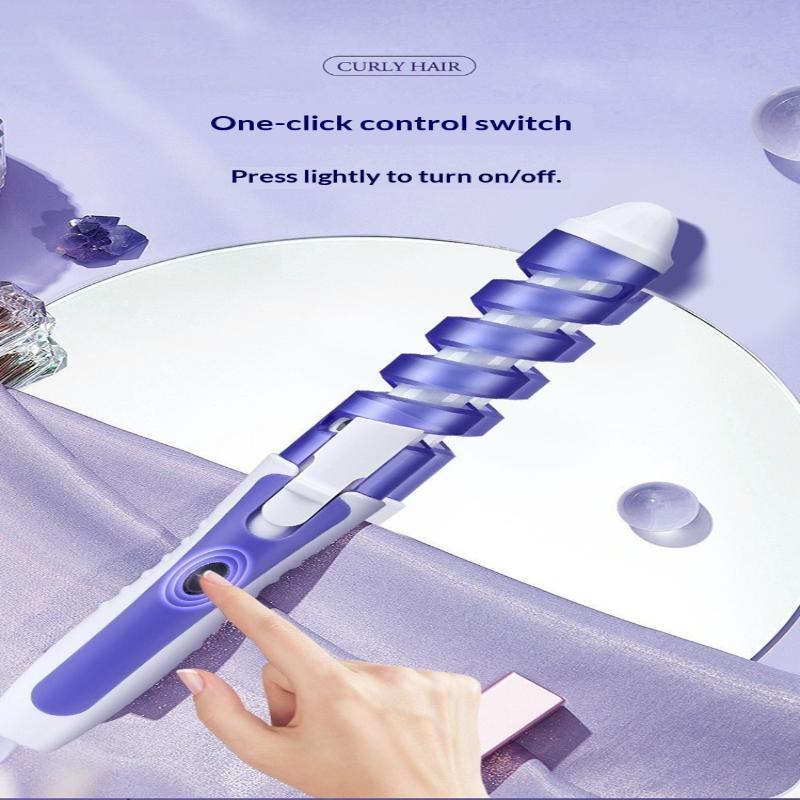 Portable Automatic Rotating Magic Ceramic Styling Tool Electric Hair Curler Home Salon Anti-Perm Spiral Curler