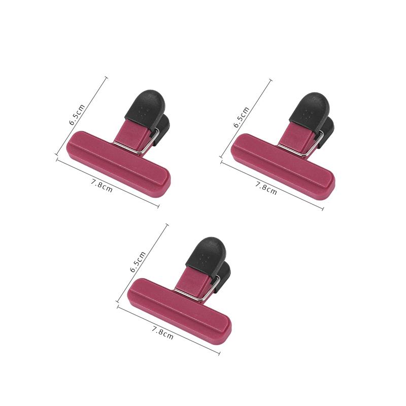 1/3pcs Portable Silicone Food Bag Clips – Kitchen Storage & Travel Essential for Sealing Snacks, Coffee, and Pet Food