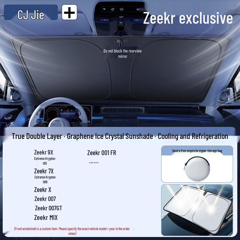 Foldable Car Sunshade & Heat Insulation Curtain for Windows