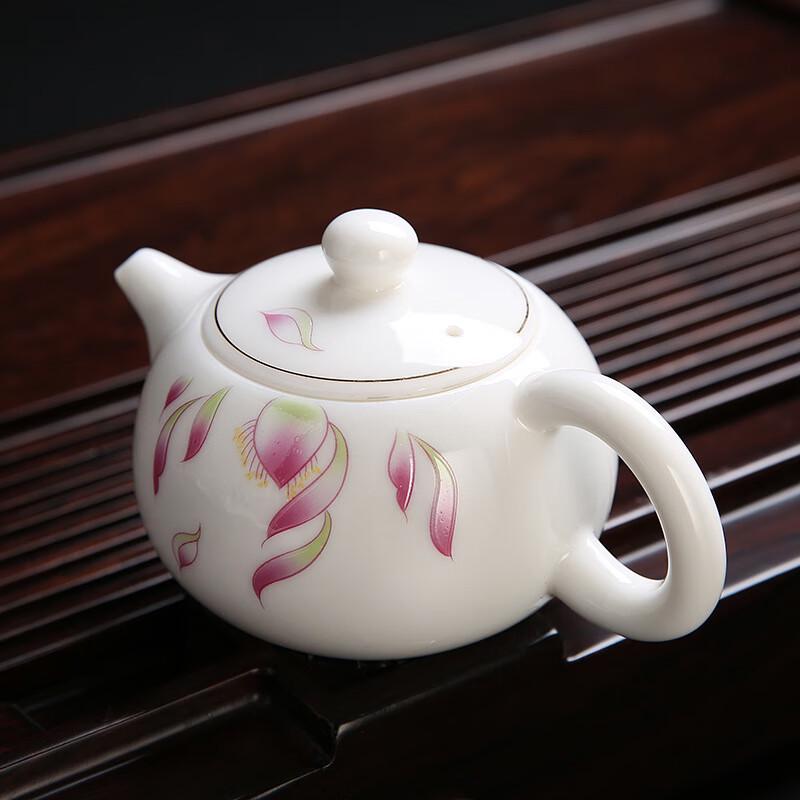 Harmony White Jade Porcelain Kung Fu Tea Set