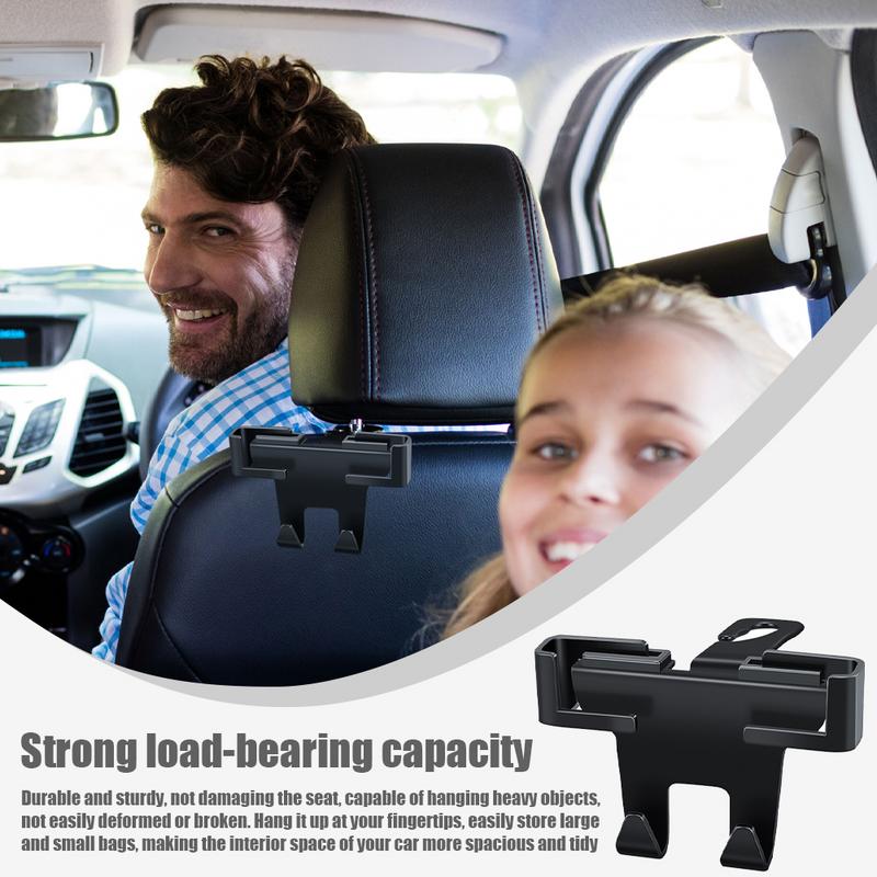 Car Purse Hanger Automotive Headrest Bag Holder Vehicle Rear Organizer Multifunctional Bracket Car Interior Accessories For SUV