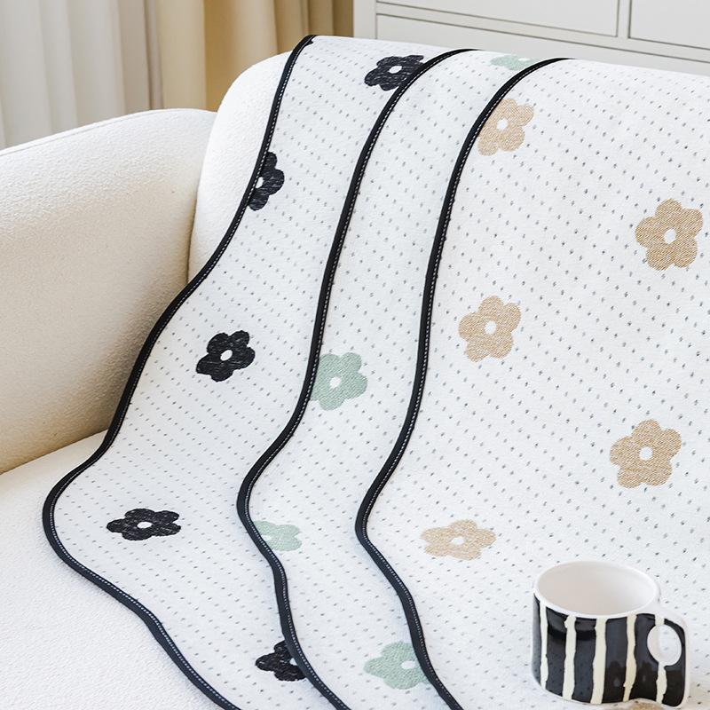 Irregular Chenille Sofa Cushion Four Seasons Universal Non-Slip Cushion Special-Shaped High-Grade Gradient Color Lazy Style Cover Cloth