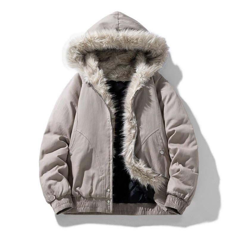 Winter Hooded Puffer Jacket Men Women