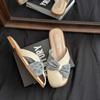 Fashion Lazy Baotou Slippers Women New Summer Elegant Flat Sandals Women's Jacket Sliding Comfortable Women's Shoes Zapatos De Mujer