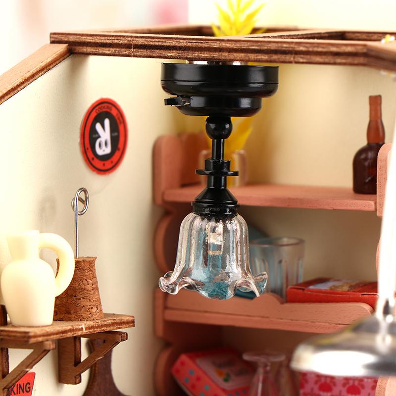 1:12 Dollhouse Miniature Led Lamp Ceiling Light Chandelier Home Lighting Model Decor Toy Doll House Accessories