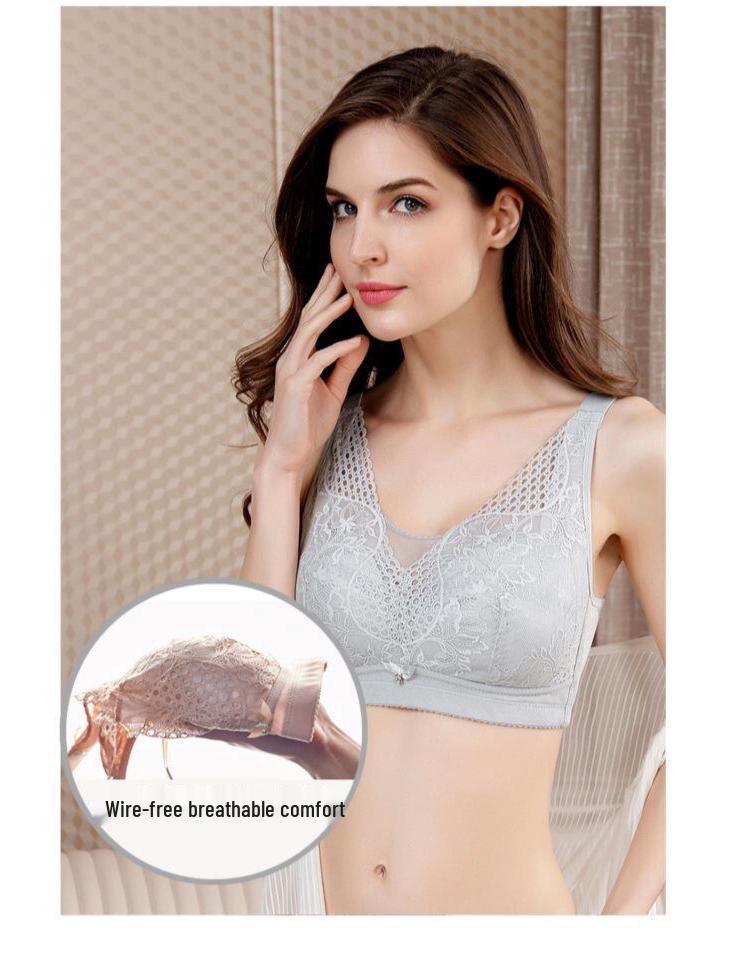 Kabelloser Ultra-Dünner Atmungsaktiver BH für Übergrößen