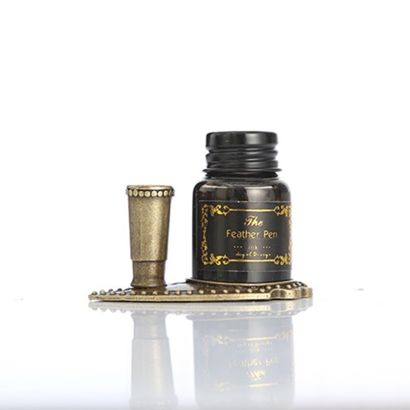 Vintage Signature Pen Calligraphy Pen for Writing, Delicate Gift Fancy Pen Feather Calligraphy Pen Set Luxury Quills Pen