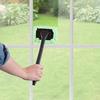 XINXIYAN Windshield Cleaner Tool Car Window Cleaner Ide Interior Windshield Cleaning Tool(Green-Rectangle)