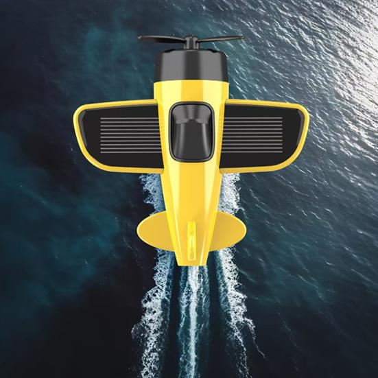 Decorazione Auto Aeroplano ad Energia Solare Ornamento Dinamico da Cruscotto con Movimento Planante Elica Silenziosa Rotante Piccola Aeroplano Accessori Drift